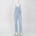 Straight Denim Overalls