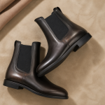 Paris Fashion Mens Chelsea Boots 2026 Genuine Leather Ankle Boots Soft Sole Martin Style Autumn Winter Boots