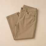 Italian Cotton Mens Casual Pants 2026 Slim Straight Trousers Soft Wrinkle Resistant Business Dress Pants