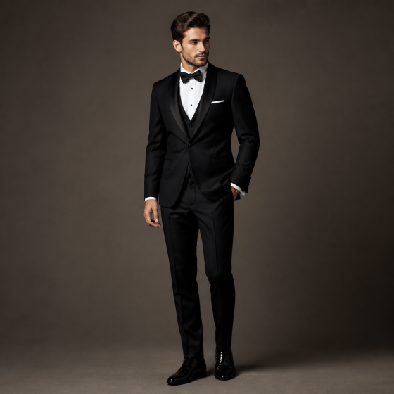 Italian Custom Mens Formal Suit 2026 Slim Fit Tuxedo Wedding Groom Dress Suit Set