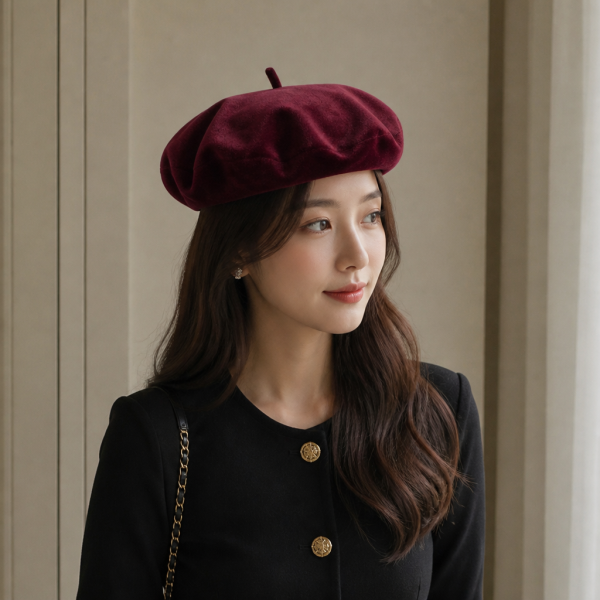 Velvet Beret 2026 New Fashion Everyday Wear