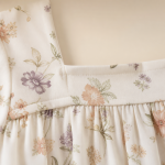 French Fitted Floral Midi Dress