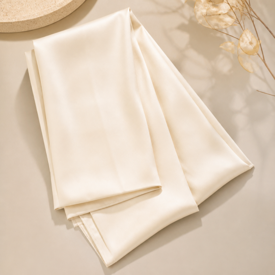 Silk-Feel Long Scarf