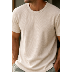 Men's Waffle Tee 2026 New Fashion Everyday Wear