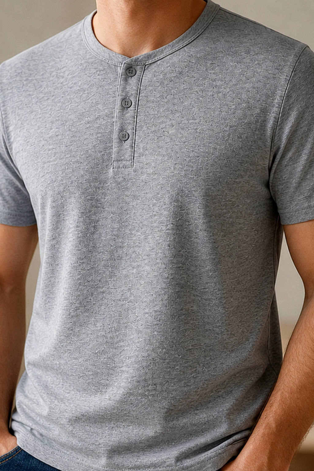 Men's Henley Tee 2026 New Fashion Everyday Wear